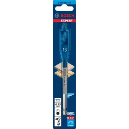 Brocas Mecha Plana 13mm x152mm Expert Madera Bosch 2608900313 Bosch-Brocas Mecha Plana 13mm x152mm Expert Madera Bosch 260890031