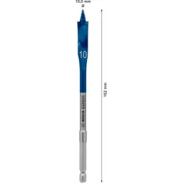 Brocas Mecha Plana 10mm x152mm Expert Madera Bosch 2608900311 Bosch-Brocas Mecha Plana 10mm x152mm Expert Madera Bosch 260890031