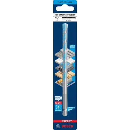 Bosch 7x EXPERT CYL-9 Multi Construction Bohrer, 8 x 200 x 250 mm (für
