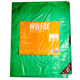 Lona 6x8" Rafia Polietileno Multiproposito Verde Wolfox WF9278