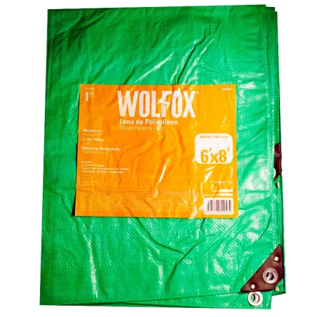  Lona 6x8" Rafia Polietileno Multiproposito Verde Wolfox WF9278 7.711864 Lona 6x8" Rafia Polietileno Multiproposito Verde Wolfox