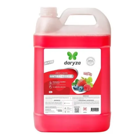  Jabon Liquido de Manos 4L Antibacterial Frutos Rojos Daryza 30875 25.423729 Jabon Liquido de Manos 4L Antibacterial Frutos Rojo