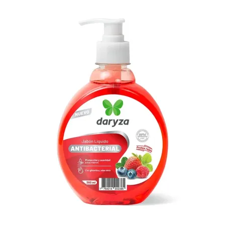 Jabon Liquido de Manos 380ml Antibacterial Frutos Rojos Daryza 30866