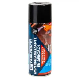  Impermeabilizante Negro 400ml Aereosol Toolcraft TC5743 10.932203 Impermeabilizante Negro 400ml Aereosol Toolcraft TC5743  TC57