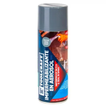  Impermeabilizante Gris 400ml Aereosol Toolcraft TC5745 10.932203 Impermeabilizante Gris 400ml Aereosol Toolcraft TC5745  TC5745
