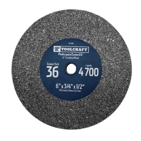 Piedras Esmeril 6" x3/4" G36 Toolcraft TC2438