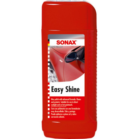 Cera easy shine, Limpia Pule y Protege, para pintura nueva o renovada, 250 ml, 180100 SONAX