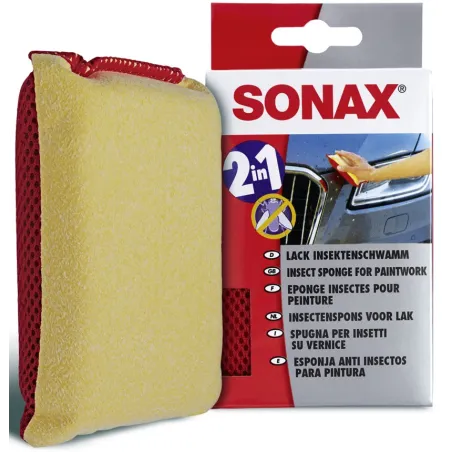  Esponja Anti Insecto para Pintura, Insect Sponge for PaintWork, Elimina insecto sin Arañar, 426100 SONAX 18.644068 Esponja Anti