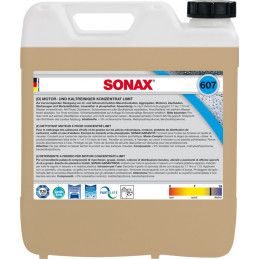 Desengrasante Detergente motores frio Concentrado Limit, Elimina Aceite Grasa, 10 Litros, 607600 SONAX
