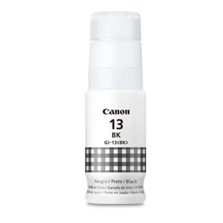  Botella de tinta GI-13 Negro 70ml PIXMA G510 G610 Canon GI-13 BK 65.254237 Botella de tinta GI-13 Negro 70ml PIXMA G510 G610 Ca