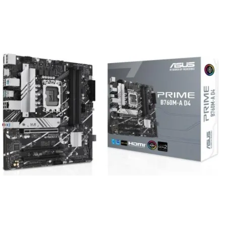  Motherboard ASUS Prime B760M-A D4, Chipset Intel B760, LGA1700, mATX 384.745763 Motherboard ASUS Prime B760M-A D4, Chipset Inte
