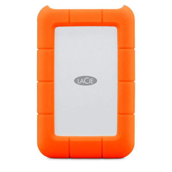 Disco duro externo portatil Rugged 1TB, USB-C USB 3.0 Naranja LACIE STFR1000800