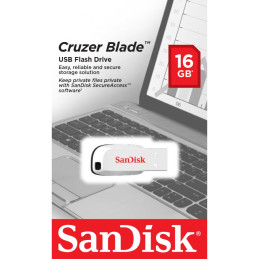 Memoria Flash USB Cruzer Blade 16GB USB2.0 SanDisk SDCZ50C-016G-B35W