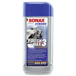 Cera Liquida Xtreme 250ml +Wax 3 nanopro Hybrido NPT, Brillo y Proteccion, para pinturas desgastadas, 202100 SONAX Sonax-Pulidor