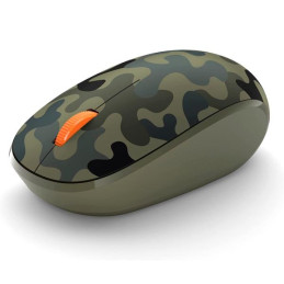 Mouse Microsoft Inalambrico Bluetooth 5.0, 1000dpi, 2.4GHz, Color Camuflaje Bosque