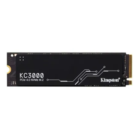  Unidad en estado solido Kingston KC3000, 4096GB, M.2 2280 PCIe Gen 4.0 NVMe 0 Unidad en estado solido Kingston KC3000, 4096GB, 