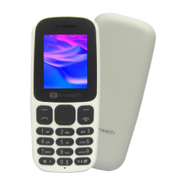 Teléfono Celular Básico Smooth Snap X, 1.77", GSM, Radio FM, Desbloqueado White
