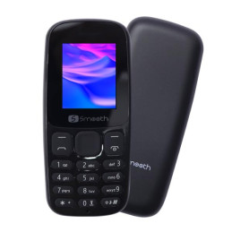 Teléfono Celular Básico Smooth Snap X, 1.77", GSM, Radio FM, Desbloqueado Black