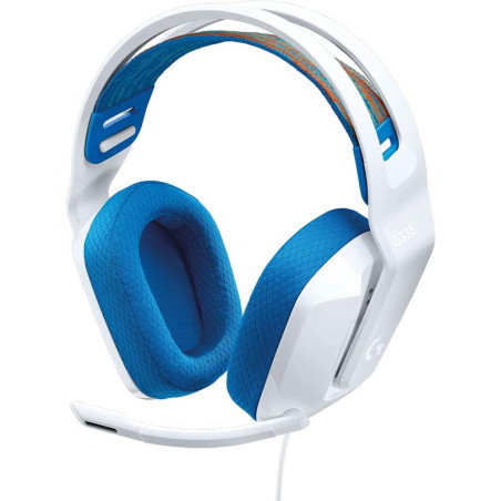 Auricular G G335 Wired Gaming Headset 3.5mm Blanco Logitech 981-001023