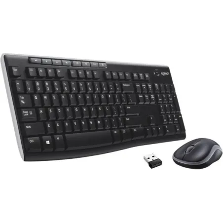 Teclado y Mouse Wireless MK270 2.4 GHz en Español Logitech 920-004432