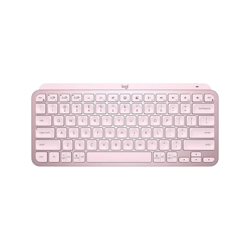 Teclado Wireless MX Keys Mini Rosa Logitech 920-010478