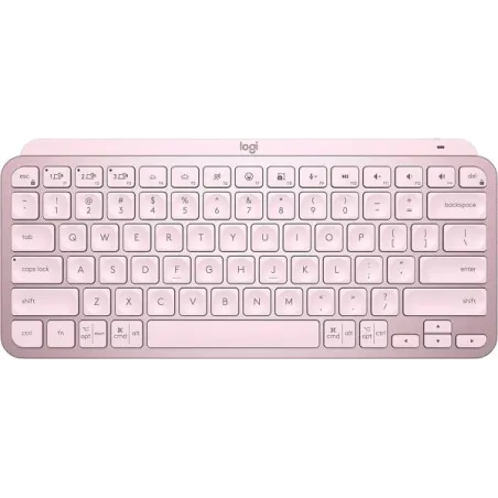 Teclado Wireless MX Keys Mini Rosa Logitech 920-010478