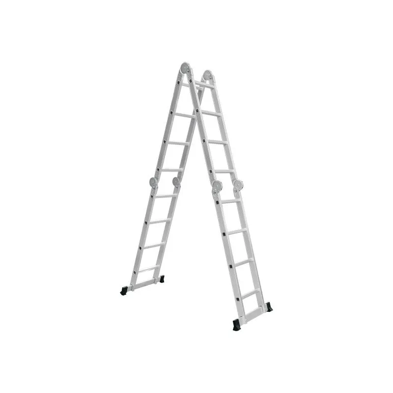 Escaleras Multiposicion 16 Peldaños T1 Max5.7m P13.8kg Aluminio, Truper 101906