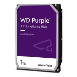 Disco duro Western Digital WD Purple 1TB, SATA 6.0 Gb/s, 256MB Cache, 5400 rpm, 3.5