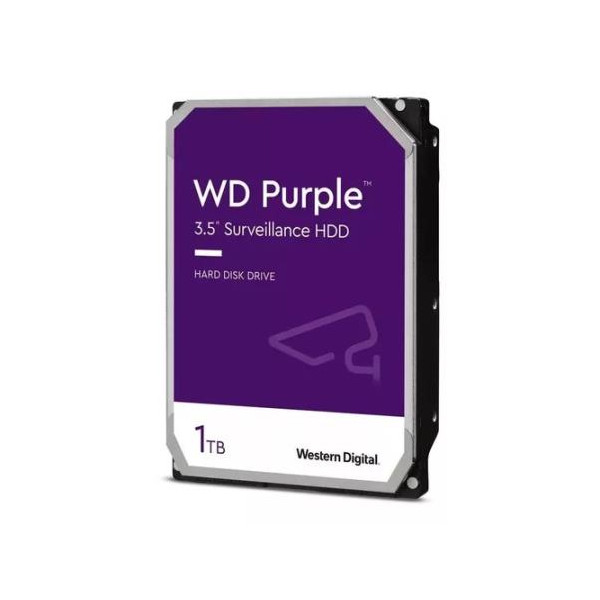 Disco duro Western Digital WD Purple 1TB, SATA 6.0 Gb/s, 256MB Cache, 5400 rpm, 3.5