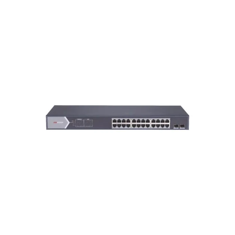 Switch Poe 24 Puertos Poe Gigabit 1uplink 1SFP Hikvision DS-3E0526P-E