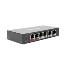 Switch PoE 4Puertos 10/100 Mbps 4Poe 2Uplink Hikvision DS-3E0106HP-E Hikvision-Switch PoE 4Puertos 10/100 Mbps 4Poe 2Uplink Hikv
