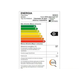 Rapiducha Eléctrica Premium EWI 5.5 KW Bosch 7736506800 Bosch-Rapiducha Eléctrica Premium EWI 5.5 KW Bosch 7736506800 Ideal para