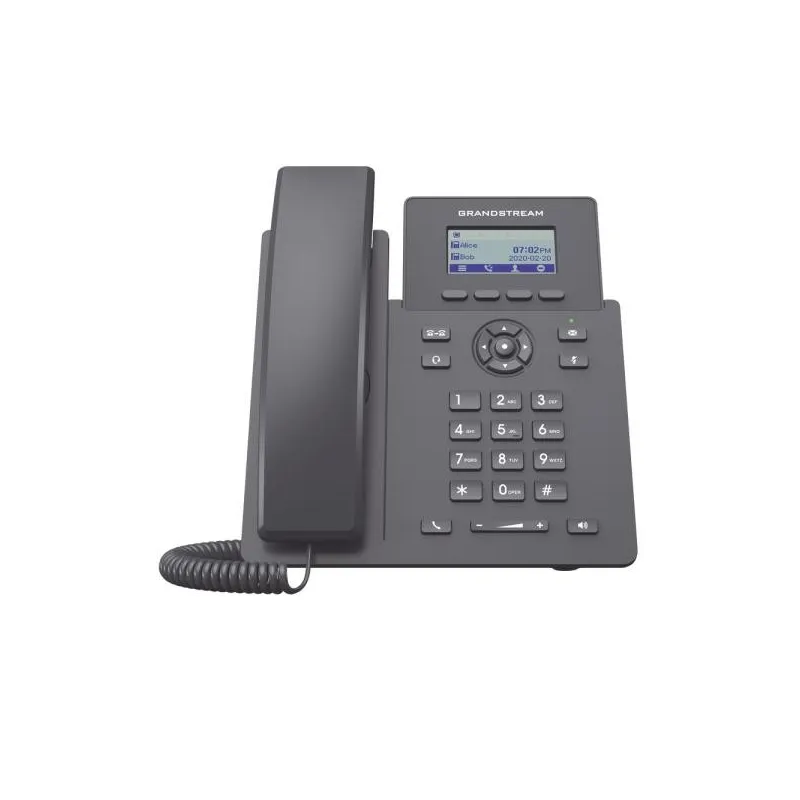 Telefonos IP Poe 2Lineas 2SIP Conferencia5P GDMS S/fuente GrandStream GRP2601P