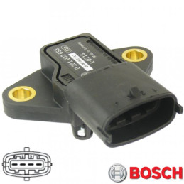 Sensor de Presion Combustible VW Worker Constellation P4 Bosch 0281002655