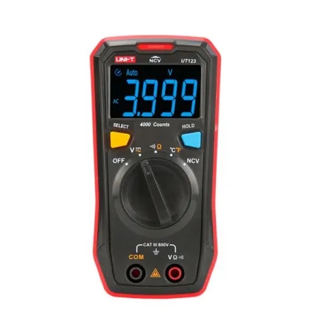  Multitester Digital Autorango NCV 600v AC/DC Res Capa Temp UNI-T UT-123MULTI 41.525424 Multitester Digital Autorango NCV 600v A