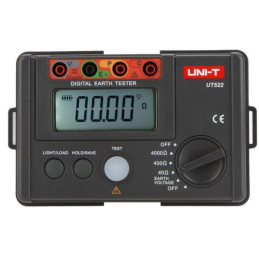 Telurometro Digital UNI-T UT-522 4000OHM Medidor de Resistencia de aislamiento