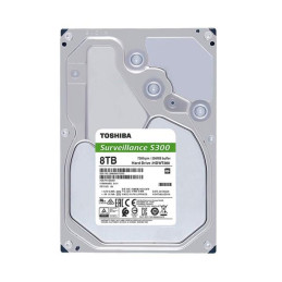 Disco duro Toshiba Surveillance S300, 8TB, SATA 6.0 Gb/s, 7200 RPM, 3.5".