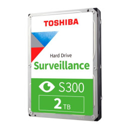 Disco duro Toshiba Surveillance S300, 2TB SATA 6.0Gb/s, 5400rpm, 128MB Cache, 3.5".