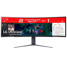 Monitor Gaming LG UltraGear 49GR85DC-B, 49" Dual QHD Curva (1000R) (5120x1440), Panel VA