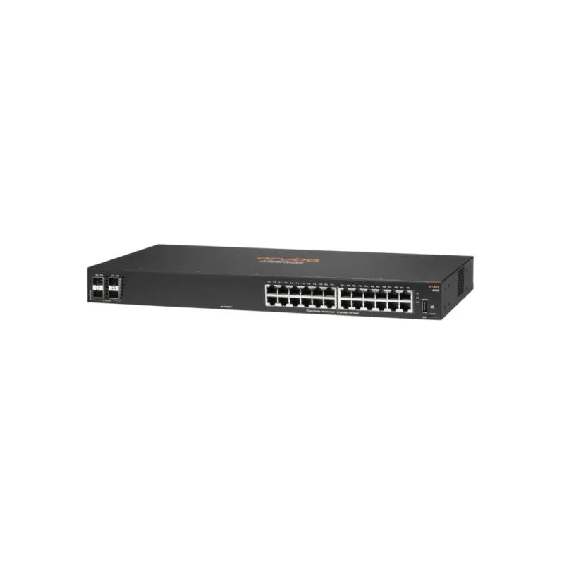 Switch Aruba 6100 24G 4SFP+ / 24 x Puertos 10/100/1000BASE-T / 4 x puertos 1G/10G SFP