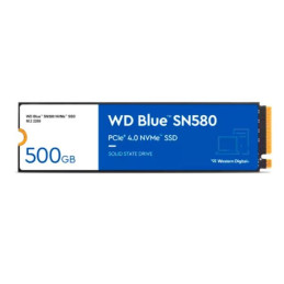 Unidad de estado solido Western Digital Blue SN580 NVMe 500GB M.2 2280 PCIe Gen4 NVMe 1.4b