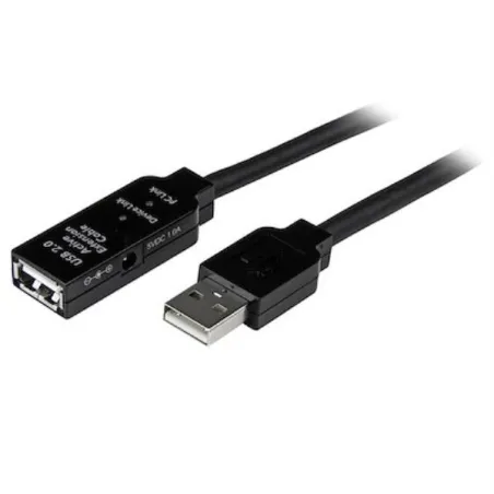 Cable de Extensión 15m USB 2.0 Hi Speed Activo Amplificado Macho a Hembra USB A StarTech USB2AAEXT15M startech-Cable de Extensió