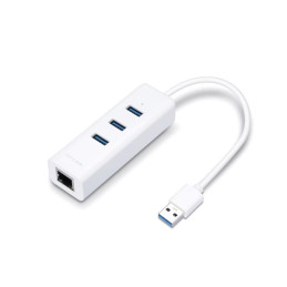 Adaptador de red USB3.0 2en1 Hub USB3.0 TP-Link UE330