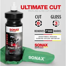 Pulidor Abrasivo Grueso 1L 6P/B3 Profiline Ultimate Cut Sonax 239300 Sonax-Pulidor Abrasivo Grueso 1L 6P/B3 Profiline Ultimate C