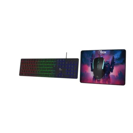 Combo Teclado y Mouse y mousepad USB Hasha Xtech XTK-535S