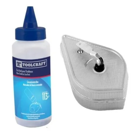  Tiralineas 30m con Gis Azul Toolcraft TC0397 27.118644 Tiralineas 30m con Gis Azul Toolcraft TC0397 Resistente hilo de poliéste