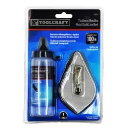 Tiralineas 30m con Gis Azul Toolcraft TC0397 ToolCraft-Tiralineas 30m con Gis Azul Toolcraft TC0397 Resistente hilo de poliéster
