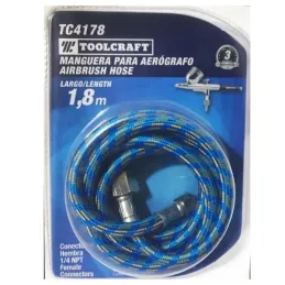 Manguera para Pistola Aerografica Toolcraft TC4178 ToolCraft-Manguera para Pistola Aerografica Toolcraft TC4178 Manguera para pi