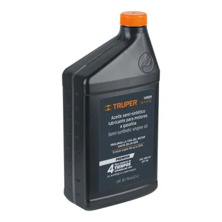  Aceite Semi Sintetico 1L SAE 10W-30 Para motor 4 Tiempos Generadores Motos Cuatrimotos, ACT-4T-32 14929 Truper 17.79661 Aceite 
