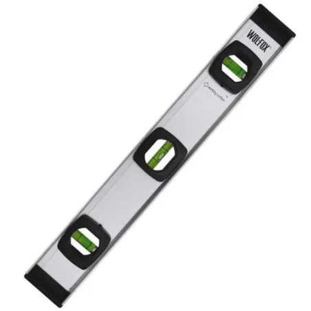  Niveles 14" Aluminio Tvigueta Wolfox WF6714 9.40678 Niveles 14" Aluminio Tvigueta Wolfox WF6714 Cuerpo de aluminio anodizado. L